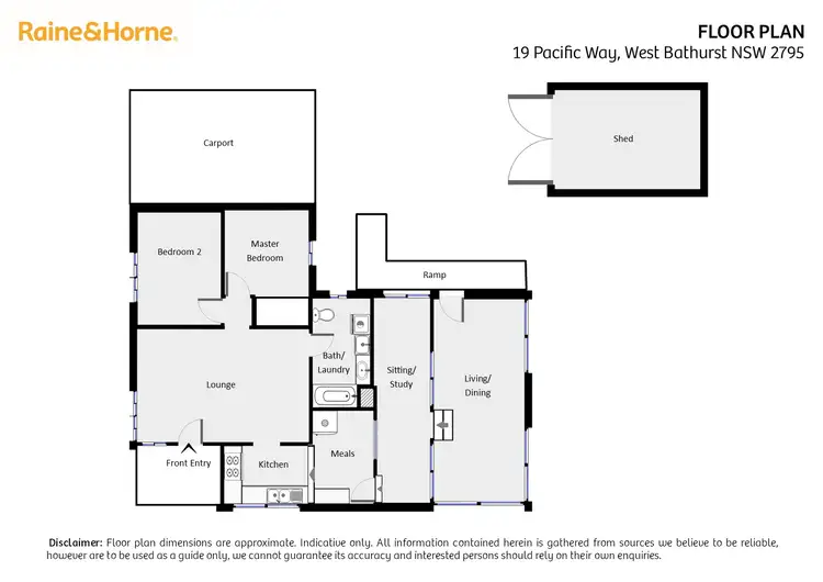 Floorplan of Homely house listing, 19 Pacific Way, West Bathurst NSW 2795