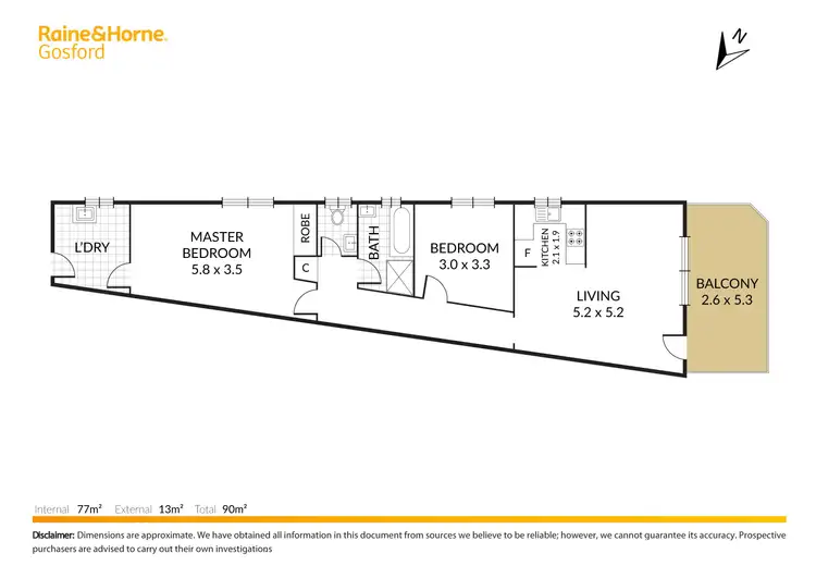 Floorplan of Homely apartment listing, 6/101 Henry Parry Drive, Gosford NSW 2250