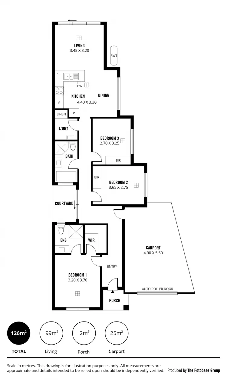 Floorplan of Homely house listing, 3B Lawrence Street, Morphett Vale SA 5162