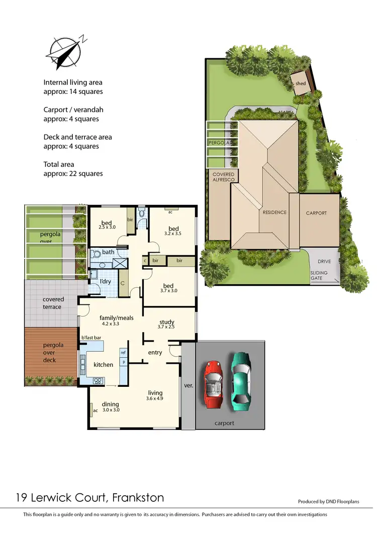 Floorplan of Homely house listing, 19 Lerwick Court, Frankston VIC 3199