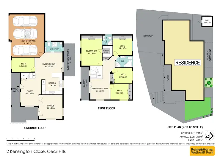Floorplan of Homely house listing, 2 Kensington Close, Cecil Hills NSW 2171