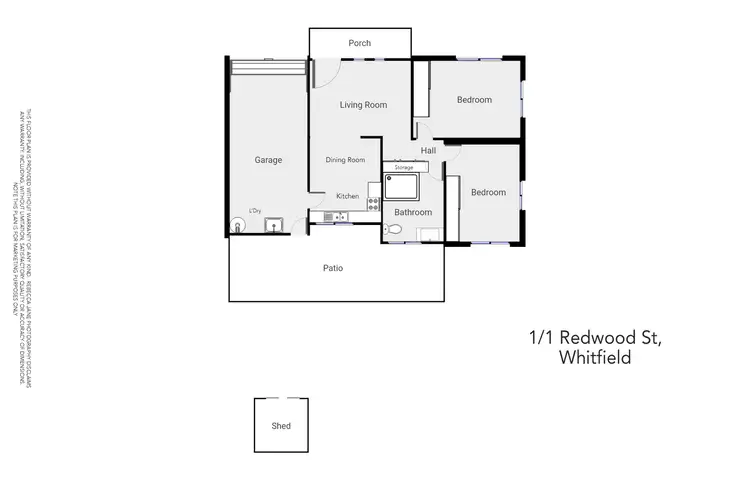 Floorplan of Homely house listing, 1/1 Redwood Street, Whitfield QLD 4870
