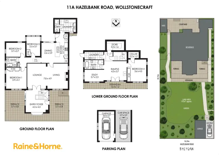 Floorplan of Homely house listing, 11A Hazelbank Road, Wollstonecraft NSW 2065