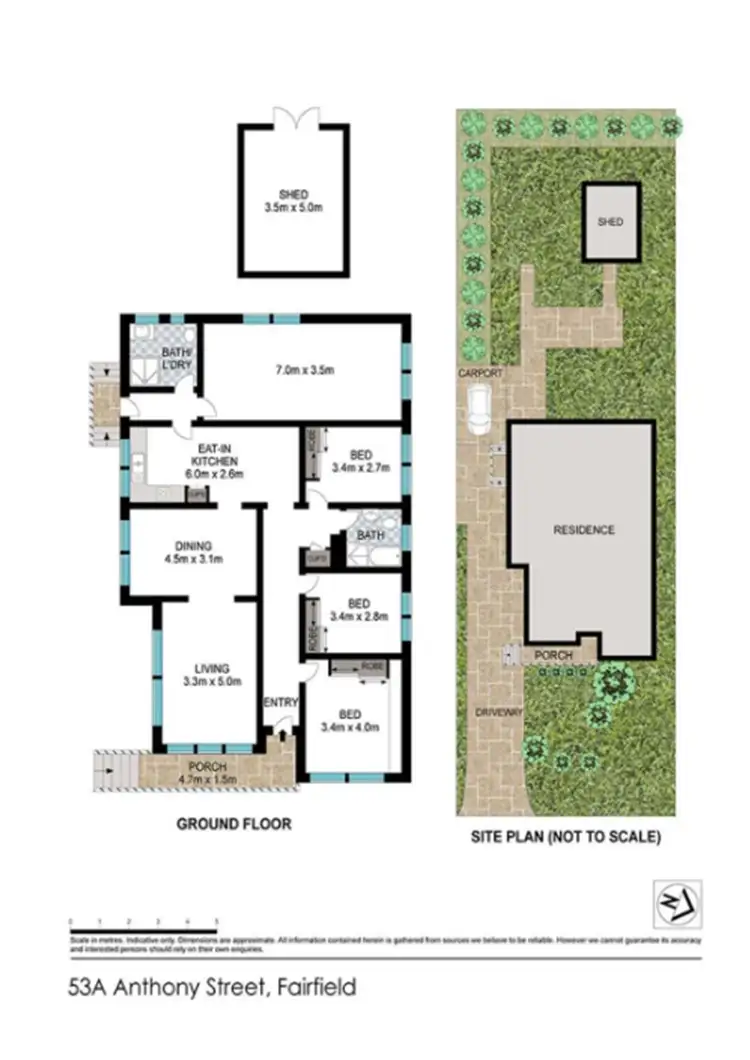 Floorplan of Homely house listing, 53A Anthony Street, Fairfield NSW 2165