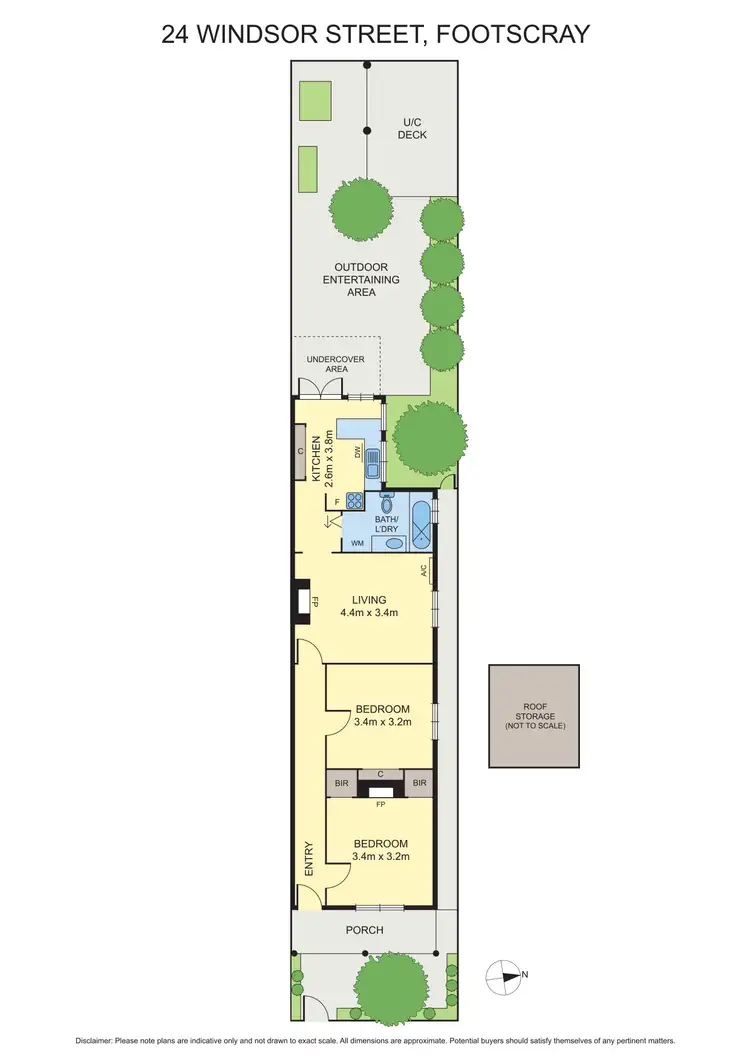 Floorplan of Homely house listing, 24 Windsor Street, Footscray VIC 3011