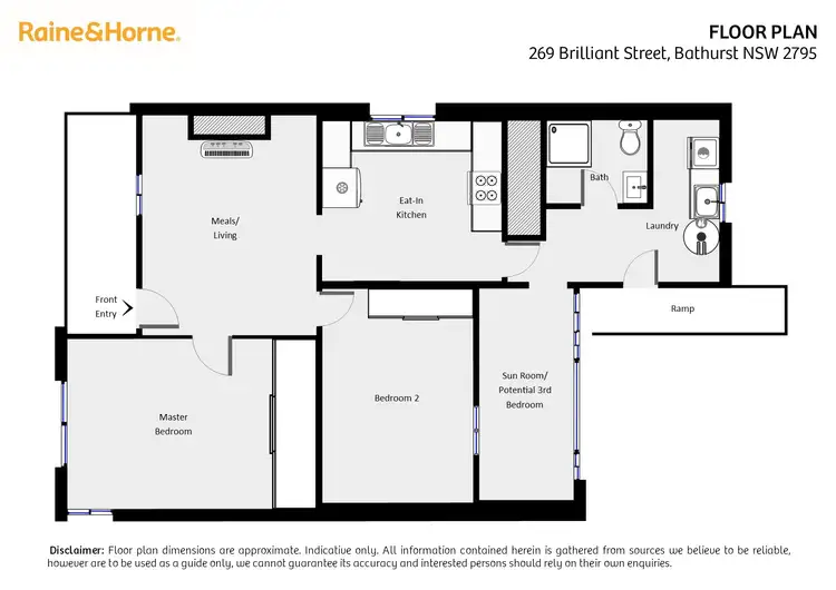 Floorplan of Homely house listing, 269 Brilliant, Bathurst NSW 2795