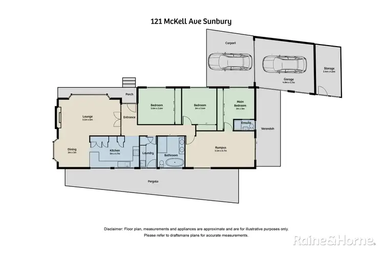 Floorplan of Homely house listing, 121 McKell Avenue, Sunbury VIC 3429