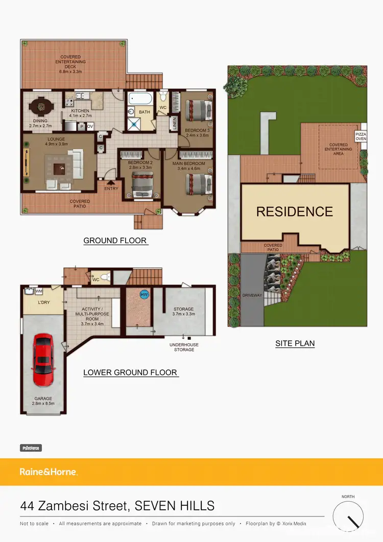 Floorplan of Homely house listing, 44 Zambesi Road, Seven Hills NSW 2147