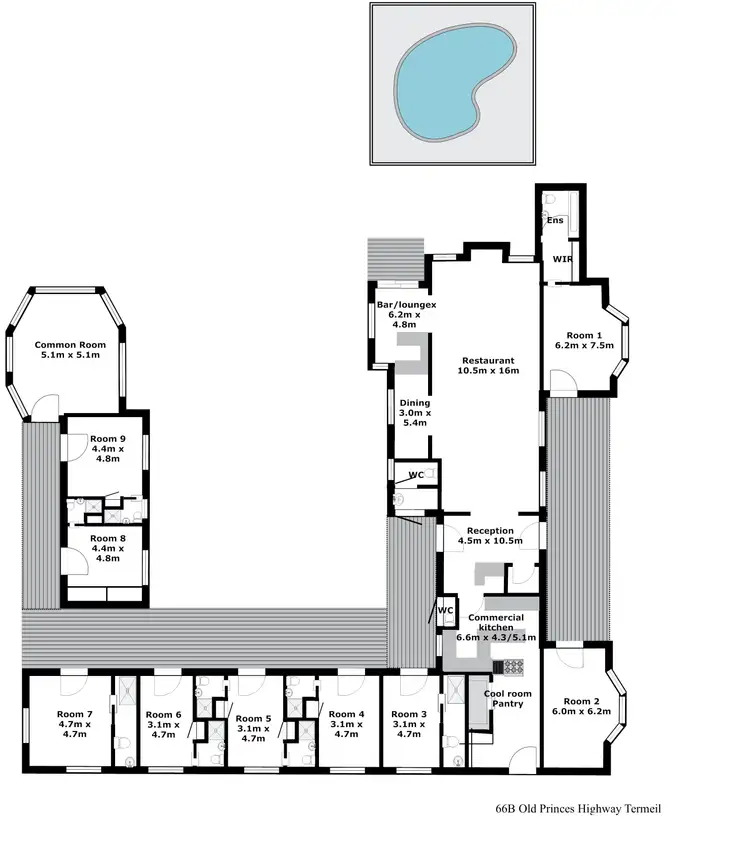 Floorplan of Homely rural property listing, 66B Old Princes Highway, Termeil NSW 2539