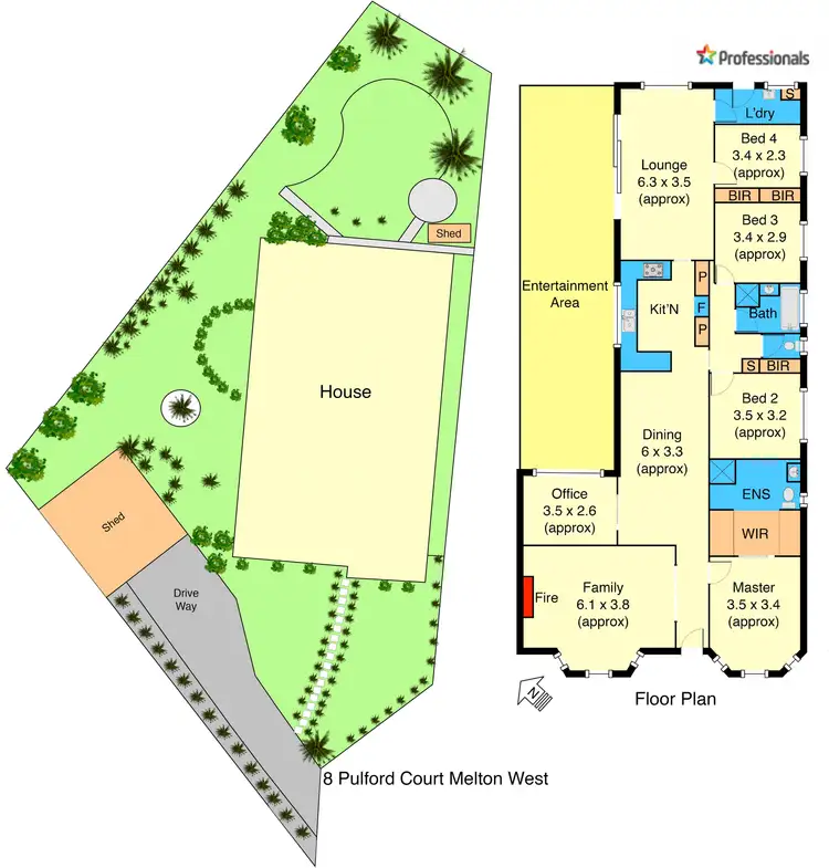 Floorplan of Homely house listing, 8 Pulford Court, Melton West VIC 3337