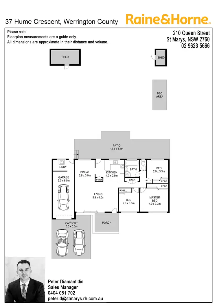 Floorplan of Homely house listing, 37 Hume Crescent, Werrington County NSW 2747