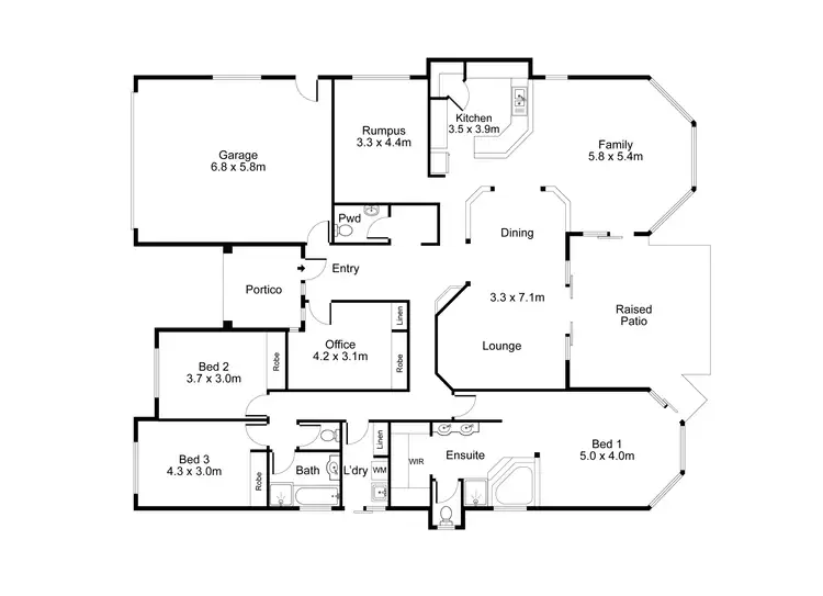 Floorplan of Homely house listing, 14 Apollo Cres, Beachmere QLD 4510