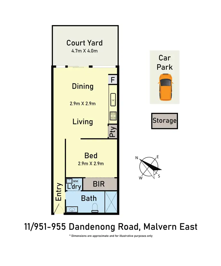 Floorplan of Homely apartment listing, 11/951-955 Dandenong Road, Malvern East VIC 3145