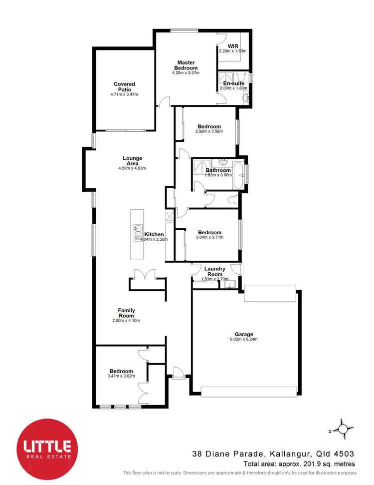 Floorplan of Homely house listing, 38 Diane Parade, Kallangur QLD 4503