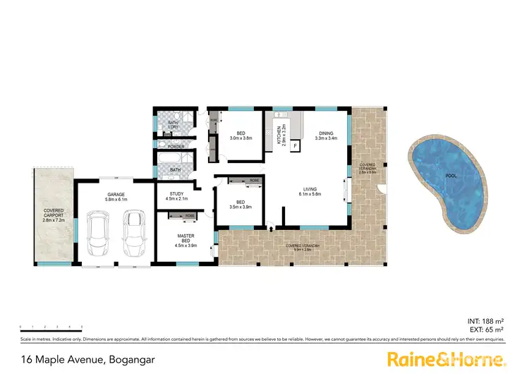 Floorplan of Homely house listing, 16 Maple Avenue, Bogangar NSW 2488