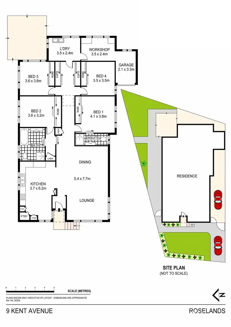 Floorplan of Homely house listing, 9 Kent Avenue, Roselands NSW 2196