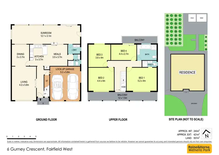 Floorplan of Homely house listing, 6 Gurney Crescent, Fairfield West NSW 2165