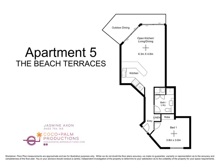 Floorplan of Homely unit listing, 5/15-17 Garrick Street (THE BEACH TERRACES), Port Douglas QLD 4877