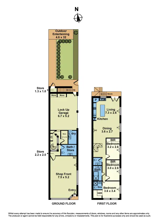 Floorplan of Homely apartment listing, 640 Barkly Street, West Footscray VIC 3012