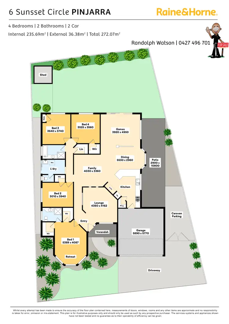 Floorplan of Homely house listing, 6 Sunset Circle, Pinjarra WA 6208