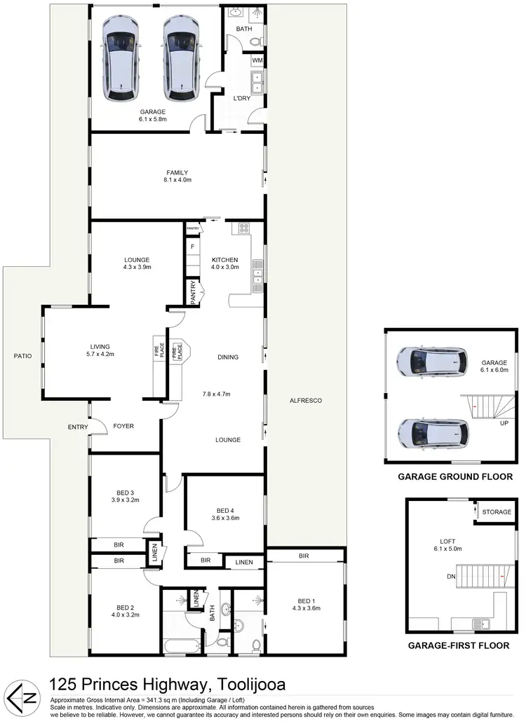 Floorplan of Homely house listing, 125 Princes Highway, Toolijooa NSW 2534