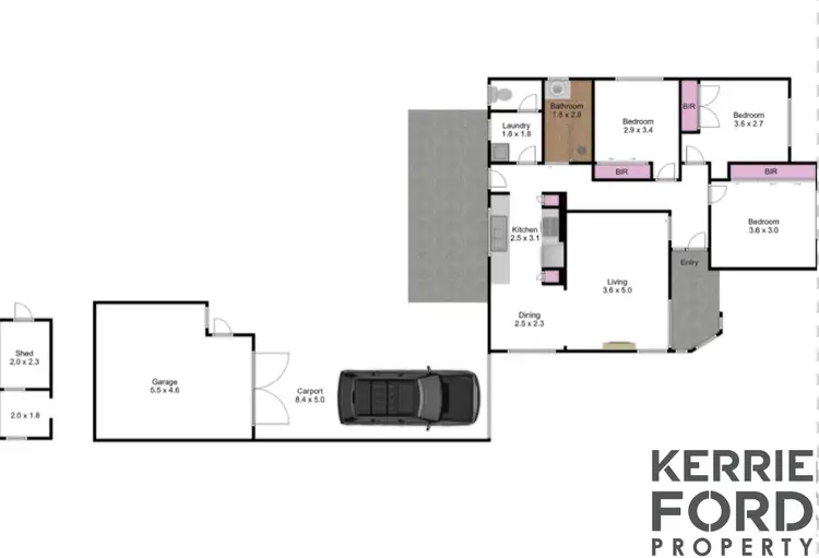 Floorplan of Homely house listing, 8 Ray Street, Traralgon VIC 3844