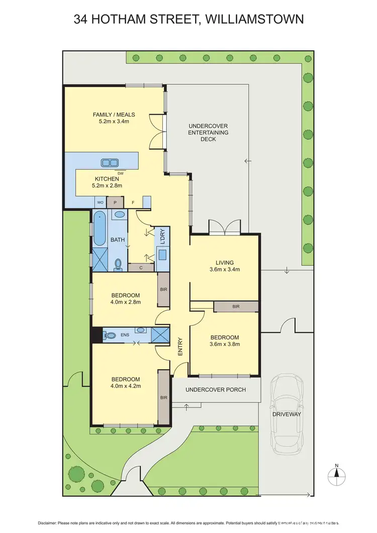 Floorplan of Homely house listing, 34 Hotham Street, Williamstown VIC 3016