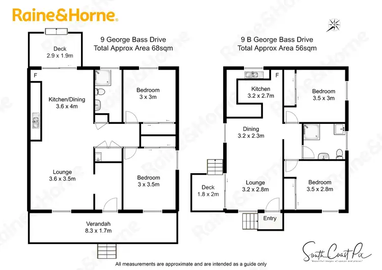 Floorplan of Homely house listing, 9 and 9B George Bass Drive, Batehaven NSW 2536