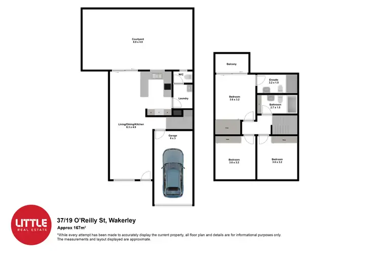 Floorplan of Homely townhouse listing, 37/19 O'Reilly Street, Wakerley QLD 4154