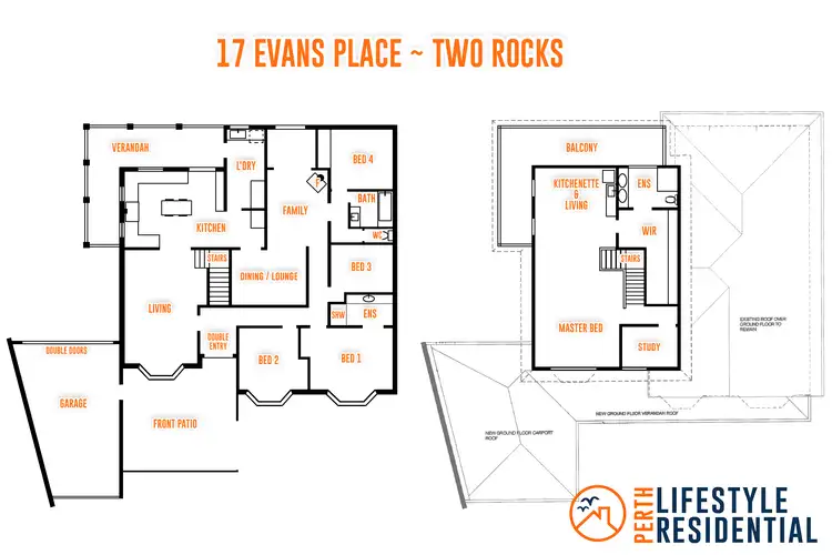 Floorplan of Homely house listing, 17 Evans Place, Two Rocks WA 6037