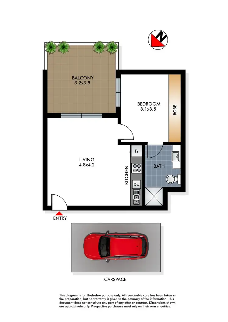 Floorplan of Homely apartment listing, 16/1a Edward Street, Bondi Beach NSW 2026