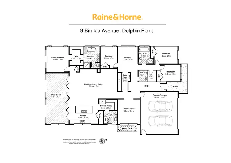 Floorplan of Homely house listing, 9 Bimbla Avenue, Dolphin Point NSW 2539