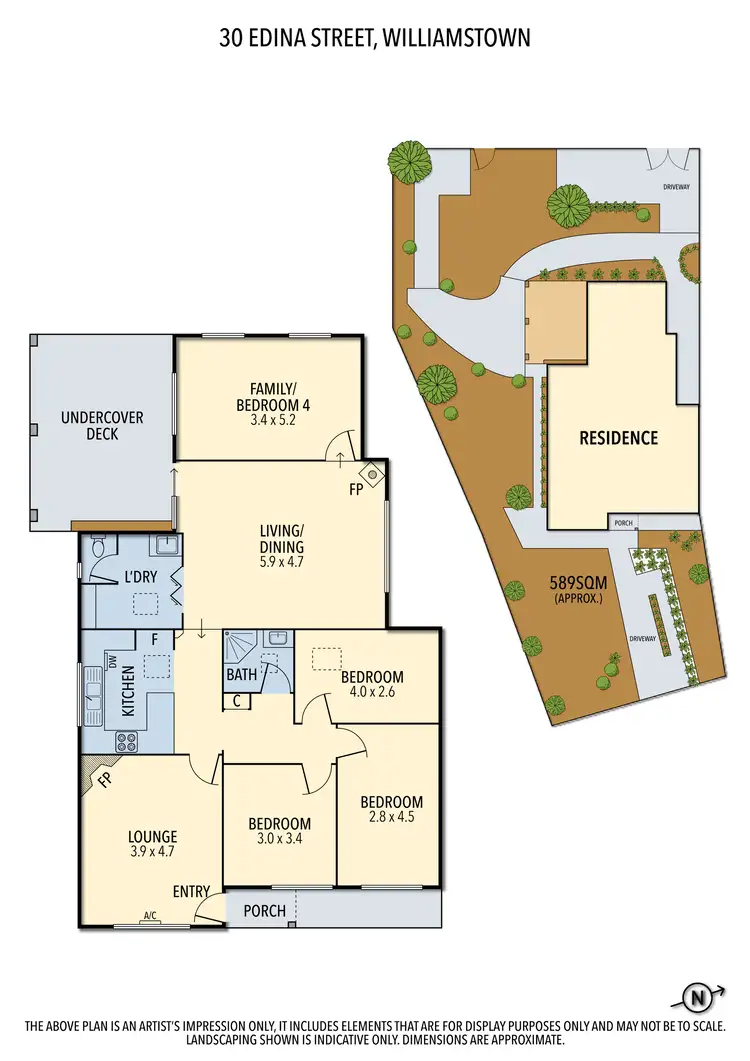 Floorplan of Homely house listing, 30 Edina Street, Williamstown VIC 3016