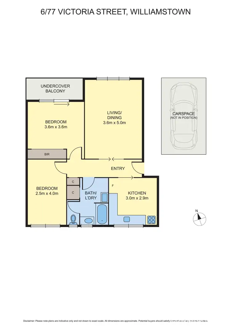 Floorplan of Homely house listing, 6/77 Victoria Street, Williamstown VIC 3016