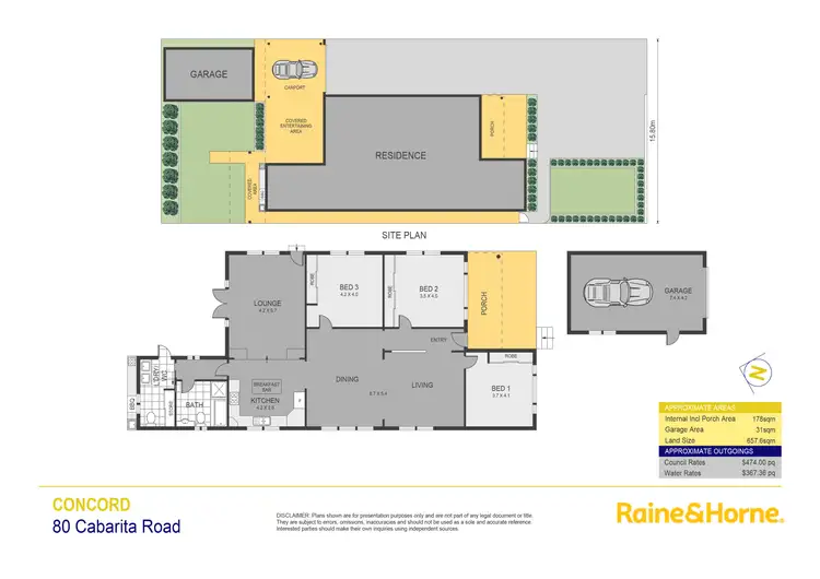 Floorplan of Homely house listing, 80 Cabarita Road, Concord NSW 2137