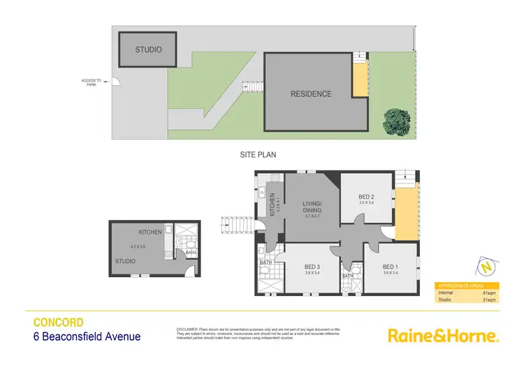 Floorplan of Homely house listing, 6 Beaconsfield Avenue, Concord NSW 2137