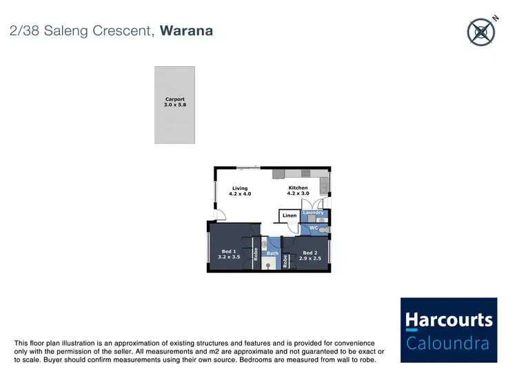 Floorplan of Homely house listing, 2/38 Saleng Crescent, Warana QLD 4575