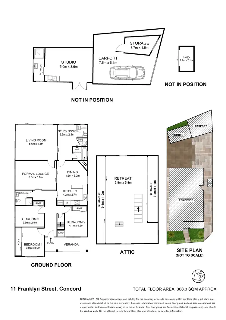 Floorplan of Homely house listing, 11 Franklyn Street, Concord NSW 2137