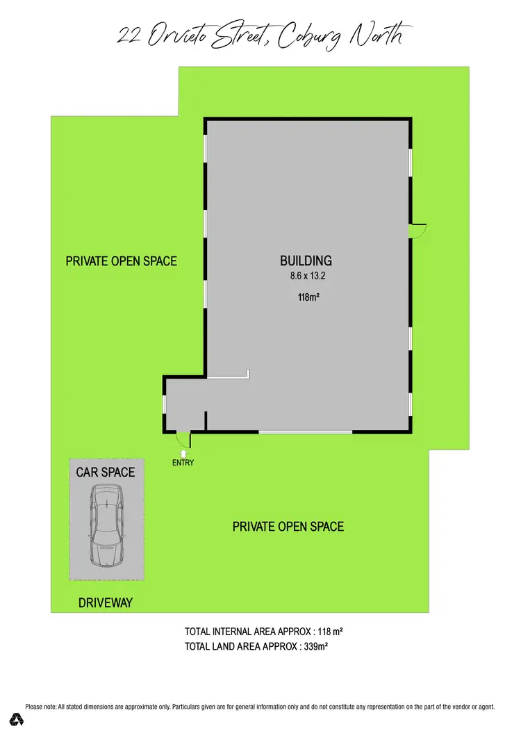 Floorplan of Homely house listing, 22 Orvieto Street, Coburg North VIC 3058
