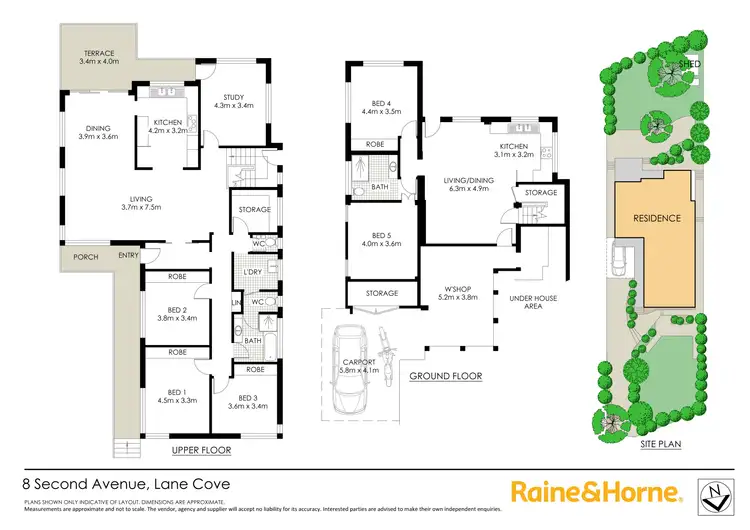 Floorplan of Homely house listing, 8 Second Avenue, Lane Cove NSW 2066