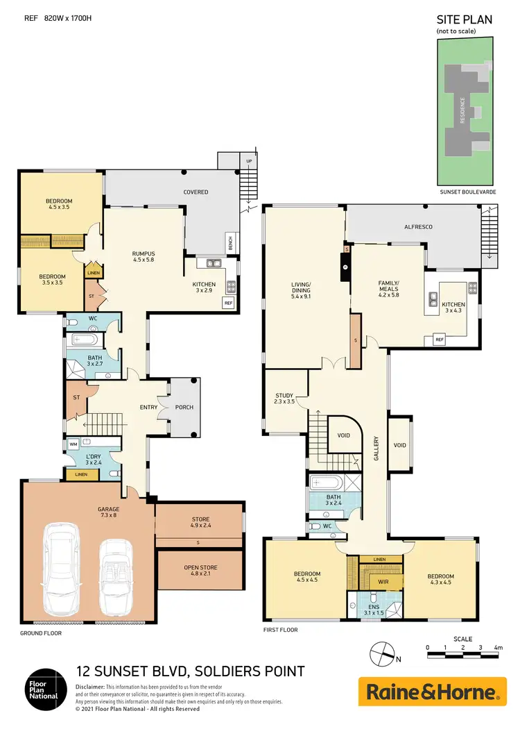 Floorplan of Homely house listing, 12 Sunset Boulevard, Soldiers Point NSW 2317