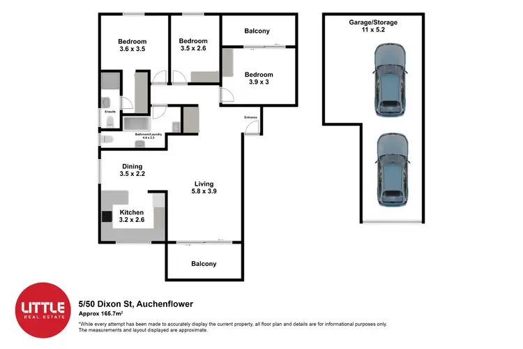 Floorplan of Homely apartment listing, 5/50 Dixon Street, Auchenflower QLD 4066