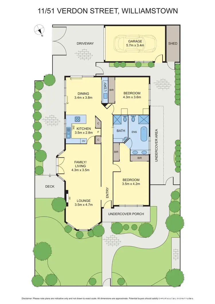 Floorplan of Homely house listing, 11/51 Verdon Street, Williamstown VIC 3016