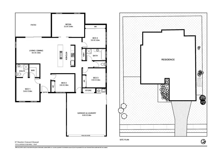 Floorplan of Homely house listing, 37 Skardon Crescent, Brassall QLD 4305