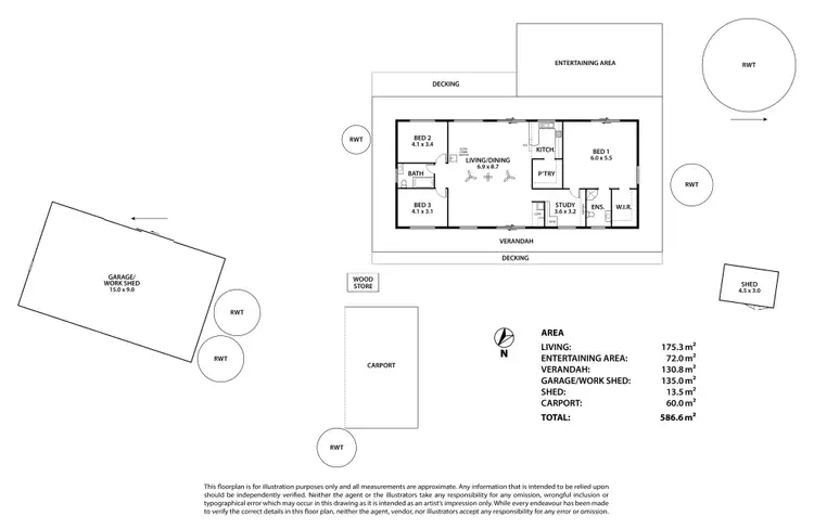 Floorplan of Homely house listing, 16 Clayton - Milang Road, Clayton Bay SA 5256