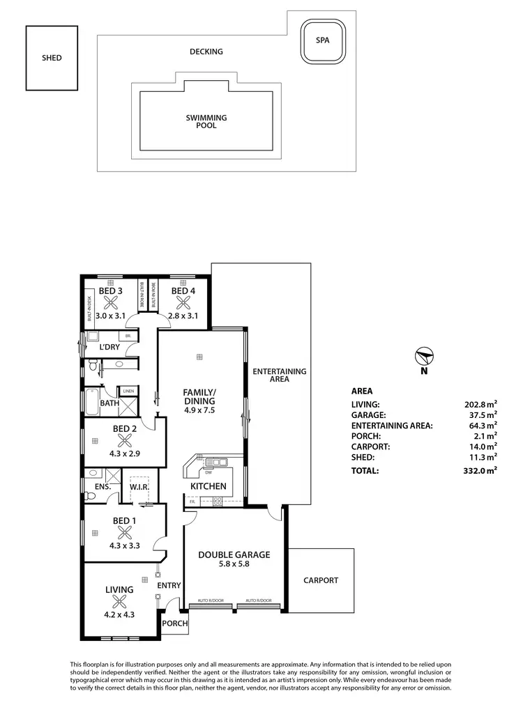 Floorplan of Homely house listing, 19 Bateman Street, Strathalbyn SA 5255