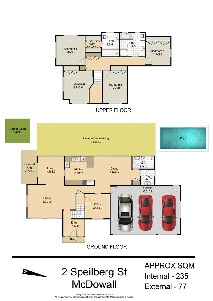 Floorplan of Homely house listing, 2 Speilberg Street, Mcdowall QLD 4053