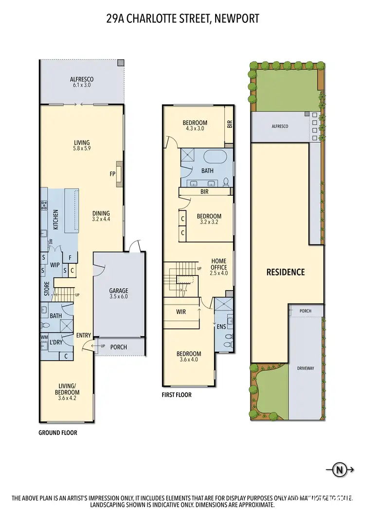 Floorplan of Homely house listing, 29A Charlotte Street, Newport VIC 3015