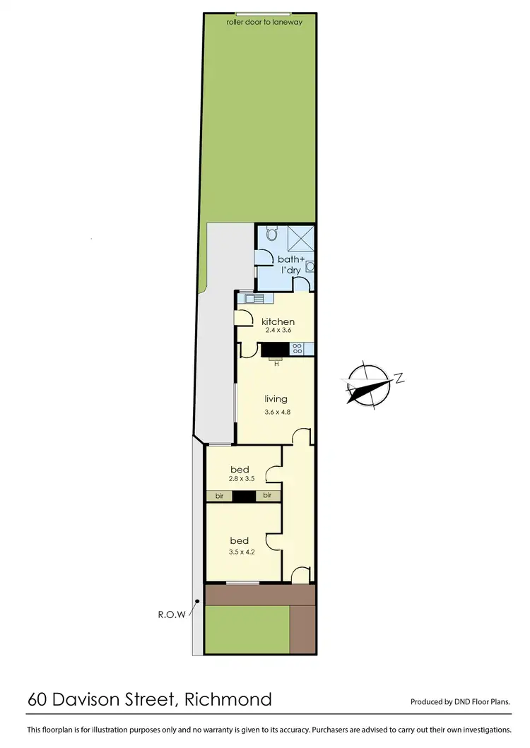 Floorplan of Homely house listing, 60 Davison Street, Richmond VIC 3121