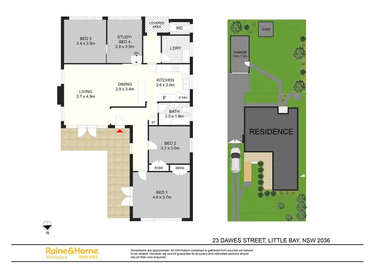 Floorplan of Homely house listing, 23 Dawes Street,, Little Bay NSW 2036